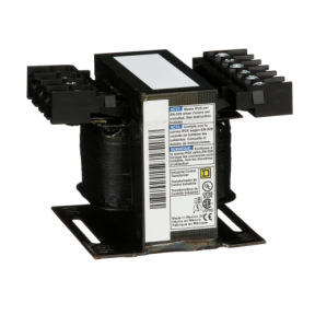 Schneider Electric Control Transformer; 75 VA; 208V/240V/277V/380V/480V Primary; 24V Secondary; Single-Phase; No Fusing